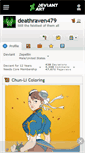 Mobile Screenshot of deathraven479.deviantart.com