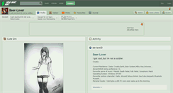 Desktop Screenshot of beer-lover.deviantart.com