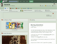 Tablet Screenshot of keenacab.deviantart.com