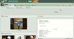 Desktop Screenshot of himika.deviantart.com