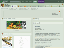 Tablet Screenshot of khalfani.deviantart.com