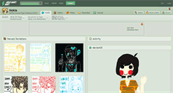 Desktop Screenshot of mokia.deviantart.com