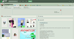Desktop Screenshot of freemapleicons.deviantart.com