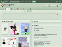 Tablet Screenshot of freemapleicons.deviantart.com
