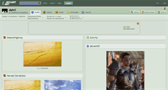 Desktop Screenshot of dahri.deviantart.com