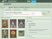 Tablet Screenshot of annawildrose.deviantart.com
