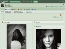 Tablet Screenshot of emeeliie.deviantart.com