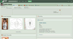 Desktop Screenshot of gothic-sakura.deviantart.com