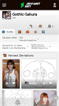 Mobile Screenshot of gothic-sakura.deviantart.com