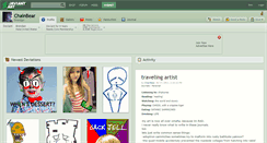 Desktop Screenshot of chainbear.deviantart.com