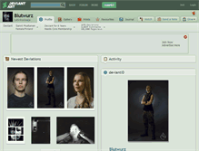 Tablet Screenshot of blutwurz.deviantart.com