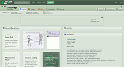 Desktop Screenshot of crazymage.deviantart.com