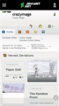 Mobile Screenshot of crazymage.deviantart.com