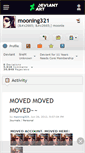 Mobile Screenshot of mooning321.deviantart.com