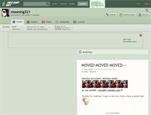 Tablet Screenshot of mooning321.deviantart.com