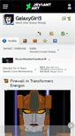Mobile Screenshot of galaxygirl5.deviantart.com