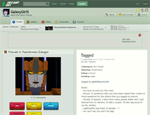 Tablet Screenshot of galaxygirl5.deviantart.com