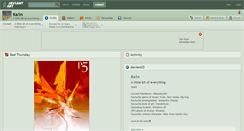 Desktop Screenshot of ka1n.deviantart.com