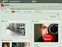 Tablet Screenshot of lale76.deviantart.com
