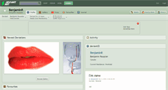 Desktop Screenshot of benjaminr.deviantart.com