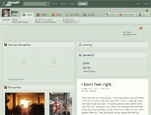 Tablet Screenshot of jexo.deviantart.com