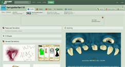 Desktop Screenshot of harrypotterfan110.deviantart.com