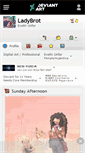 Mobile Screenshot of ladybrot.deviantart.com