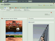 Tablet Screenshot of pedrolifero.deviantart.com