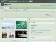 Tablet Screenshot of plasmanoia.deviantart.com