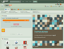 Tablet Screenshot of liagon.deviantart.com