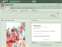 Tablet Screenshot of kirikana-chan.deviantart.com