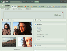 Tablet Screenshot of iterium.deviantart.com