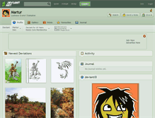 Tablet Screenshot of martur.deviantart.com