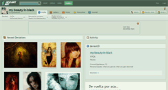Desktop Screenshot of my-beauty-in-black.deviantart.com