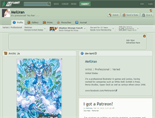 Tablet Screenshot of meluran.deviantart.com
