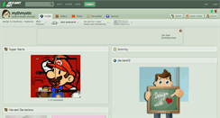 Desktop Screenshot of mythmystic.deviantart.com