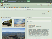 Tablet Screenshot of ferroequine.deviantart.com