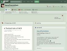 Tablet Screenshot of danceflooranthem.deviantart.com