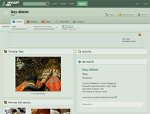 Tablet Screenshot of lazy-daisies.deviantart.com