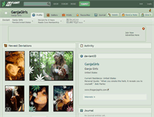 Tablet Screenshot of ganjagirls.deviantart.com