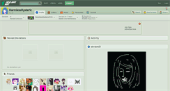 Desktop Screenshot of harmlesshysteric.deviantart.com