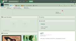 Desktop Screenshot of inkdrop.deviantart.com
