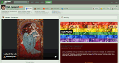 Desktop Screenshot of mad-margaret.deviantart.com