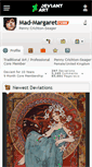 Mobile Screenshot of mad-margaret.deviantart.com