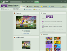 Tablet Screenshot of classic-spyro.deviantart.com