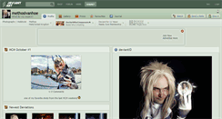 Desktop Screenshot of methosivanhoe.deviantart.com