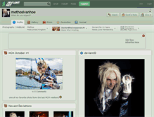 Tablet Screenshot of methosivanhoe.deviantart.com