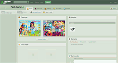 Desktop Screenshot of flash-games.deviantart.com