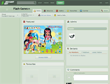 Tablet Screenshot of flash-games.deviantart.com