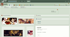 Desktop Screenshot of halc0n.deviantart.com